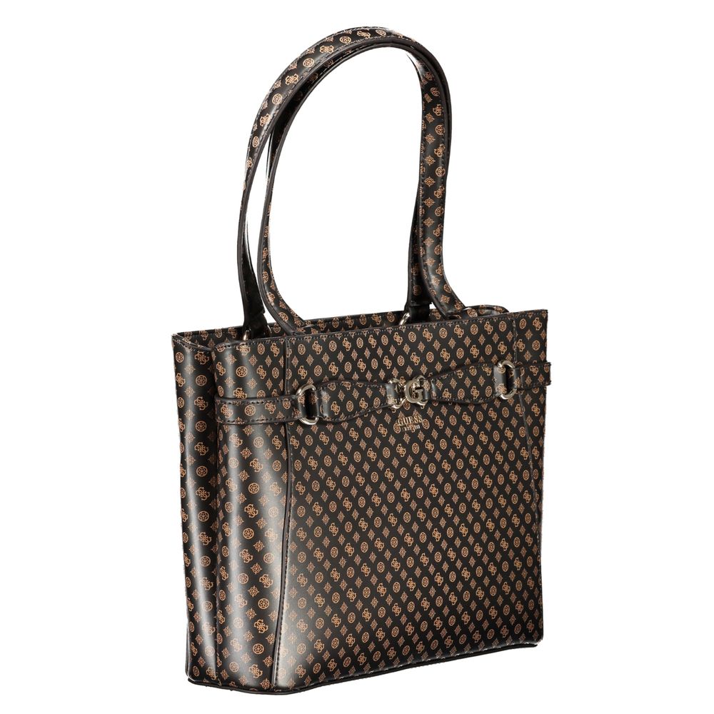 Front view with bag zipped and handles upright.