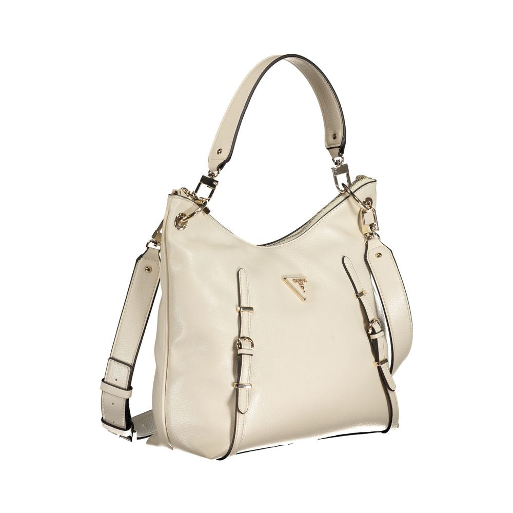 Guess Jeans Beige Polyethylene Handbag GU-31258