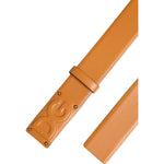 Dolce & Gabbana Brown Leather Buckle DG Logo Embossed Belt BEL9398-90