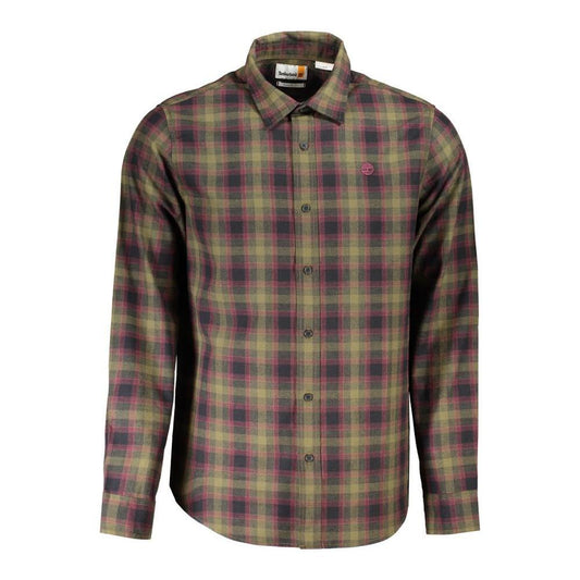 Timberland Green Cotton Shirt TI-31667-S