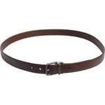 Dolce & Gabbana Brown Classic Calf Leather Metal Buckle Belt BEL9444-105