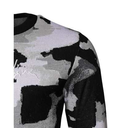 Dolce & Gabbana Multicolor Logo Crew Neck Pullover Sweater