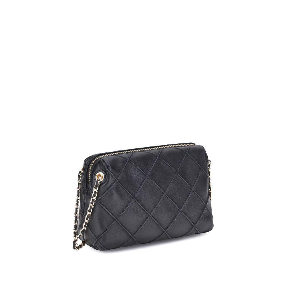 Front view with bag zipped and handles upright.