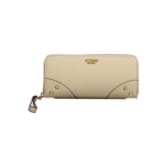 Guess Jeans Beige Polyethylene Women Wallet GU-21529