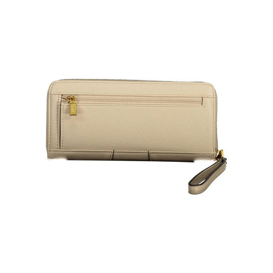 Guess Jeans Beige Polyethylene Women Wallet GU-21529