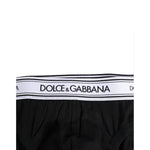 Dolce & Gabbana Black Cotton Stretch Regular Brief Underwear