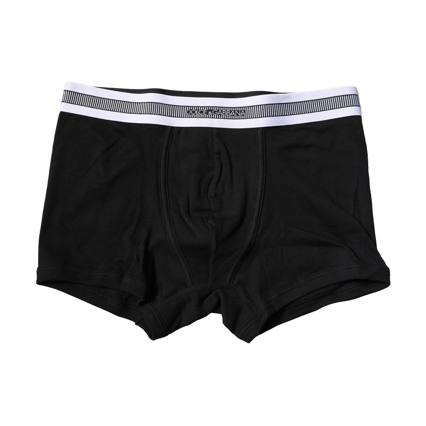 Dolce & Gabbana Black Cotton Stretch Regular Boxer Underwear BIK1281-3