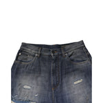 Dolce & Gabbana Blue Washed Tattered Cotton Men Jeans PAN76448-44