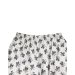 Dolce & Gabbana White Floral Silk Casual Lounge Pants PAN76472-3
