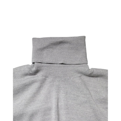 Dolce & Gabbana Gray Long Sleeve Turtleneck Pullover Sweater