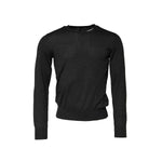 Dolce & Gabbana Gray Cashmere Crew Neck Sweatshirt Sweater TSH90537-44