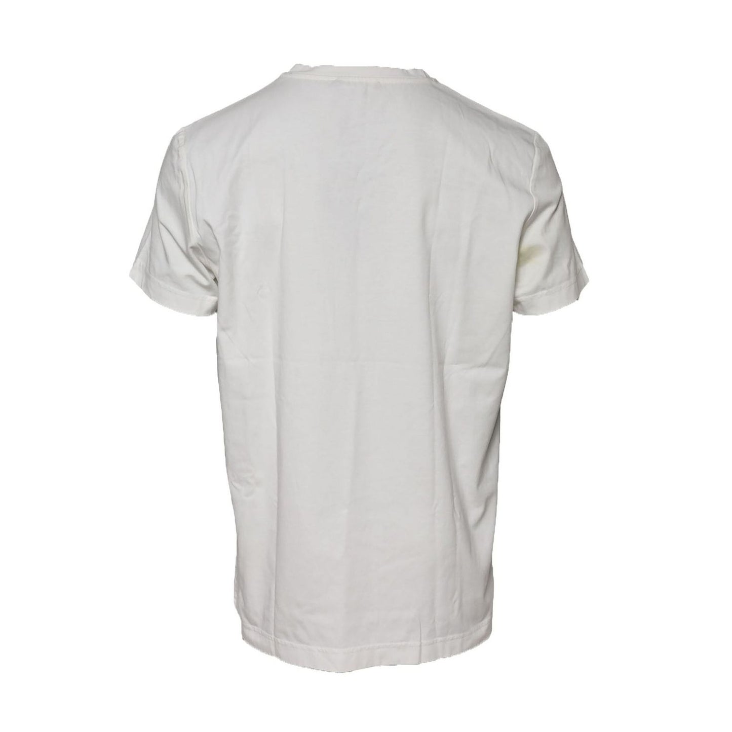 Dolce & Gabbana White Bandana Cotton Men Crew Neck T-shirt TSH90575-52