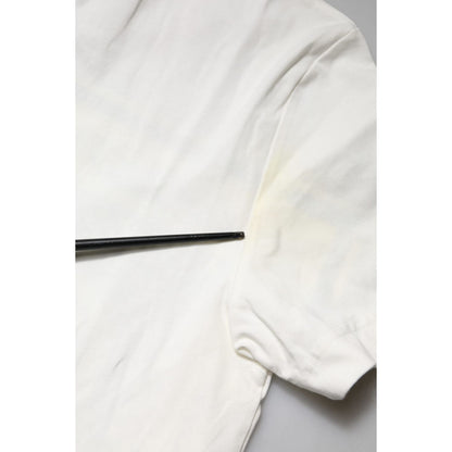 Dolce & Gabbana White Bandana Crew Neck Short Sleeves T-shirt