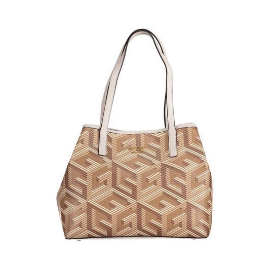 Guess Jeans Beige Polyethylene Women Handbag GU-18482