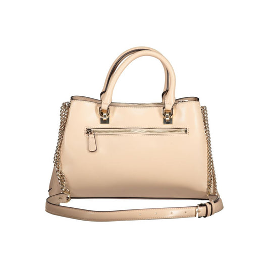 Guess Jeans Beige Polyethylene Handbag GU-30199