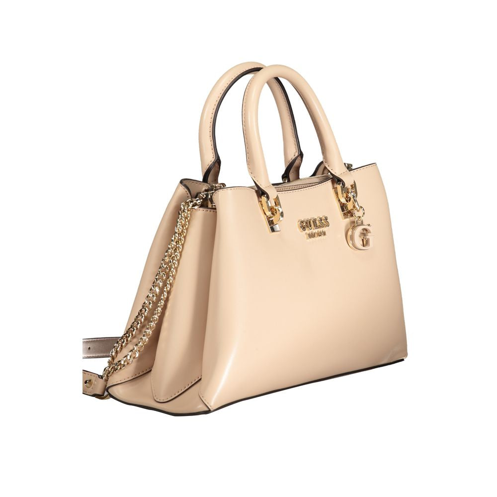 Front view with bag zipped and handles upright.