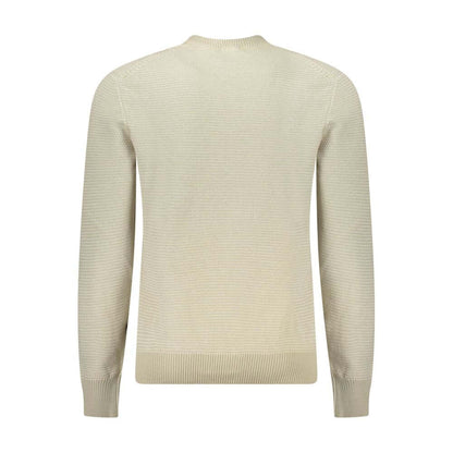 Hugo Boss Beige Cotton Men Sweater