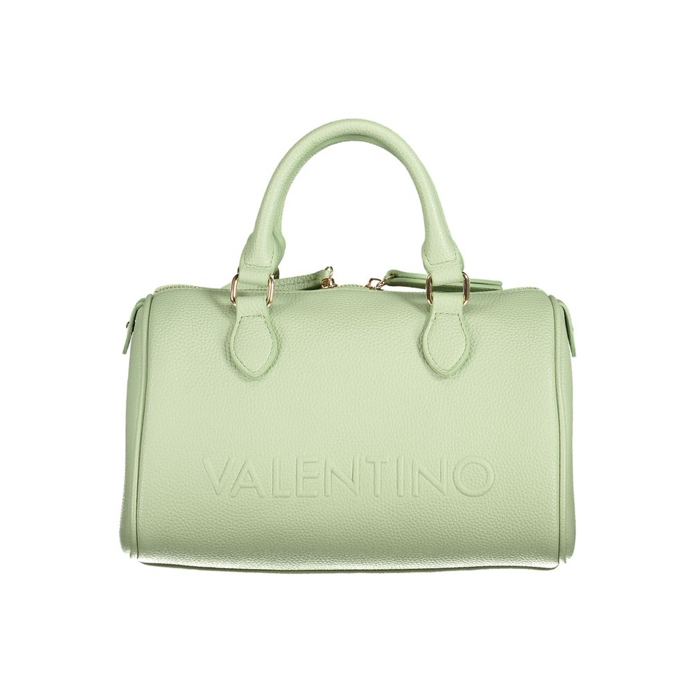 Mario Valentino Green Polyethylene Women Handbag with sturdy handles and elegant design.