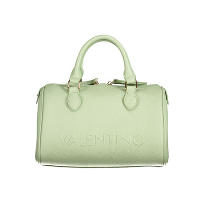 Mario Valentino Green Polyethylene Women Handbag with sturdy handles and elegant design.
