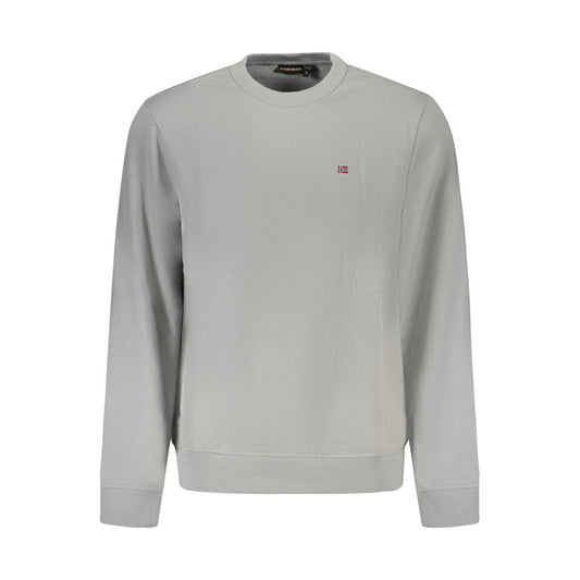 Napapijri Brown Cotton Men Sweater NA-36517-S