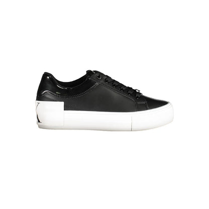 Calvin Klein Black Polyester Sneaker
