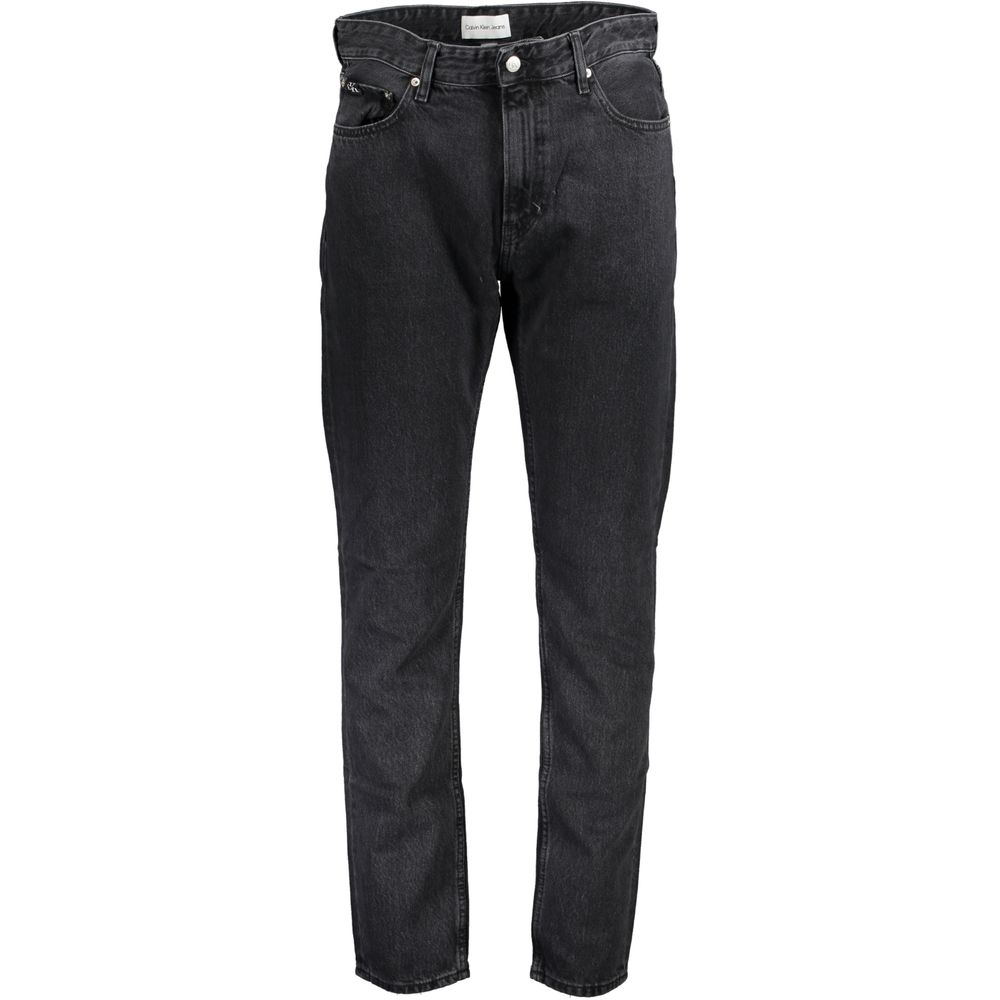 Calvin Klein Black Cotton Jeans Denim