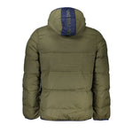 La Martina Elegant Green Hooded Jacket with Contrast Details LA-27034-S