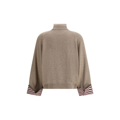 Brunello Cucinelli Beige Cashmere Cashmere Sweater