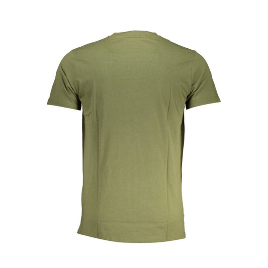 Cavalli Class Green Cotton T-Shirt CA-28588-M
