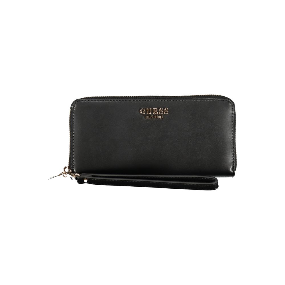 Guess Jeans Nero Poliuretano Women Wallet