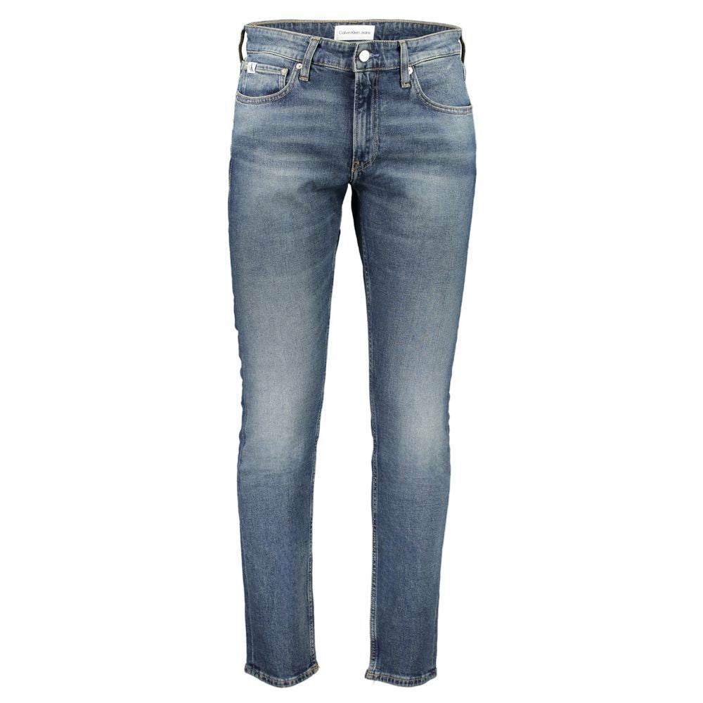Calvin Klein Blue Cotton Men Jeans