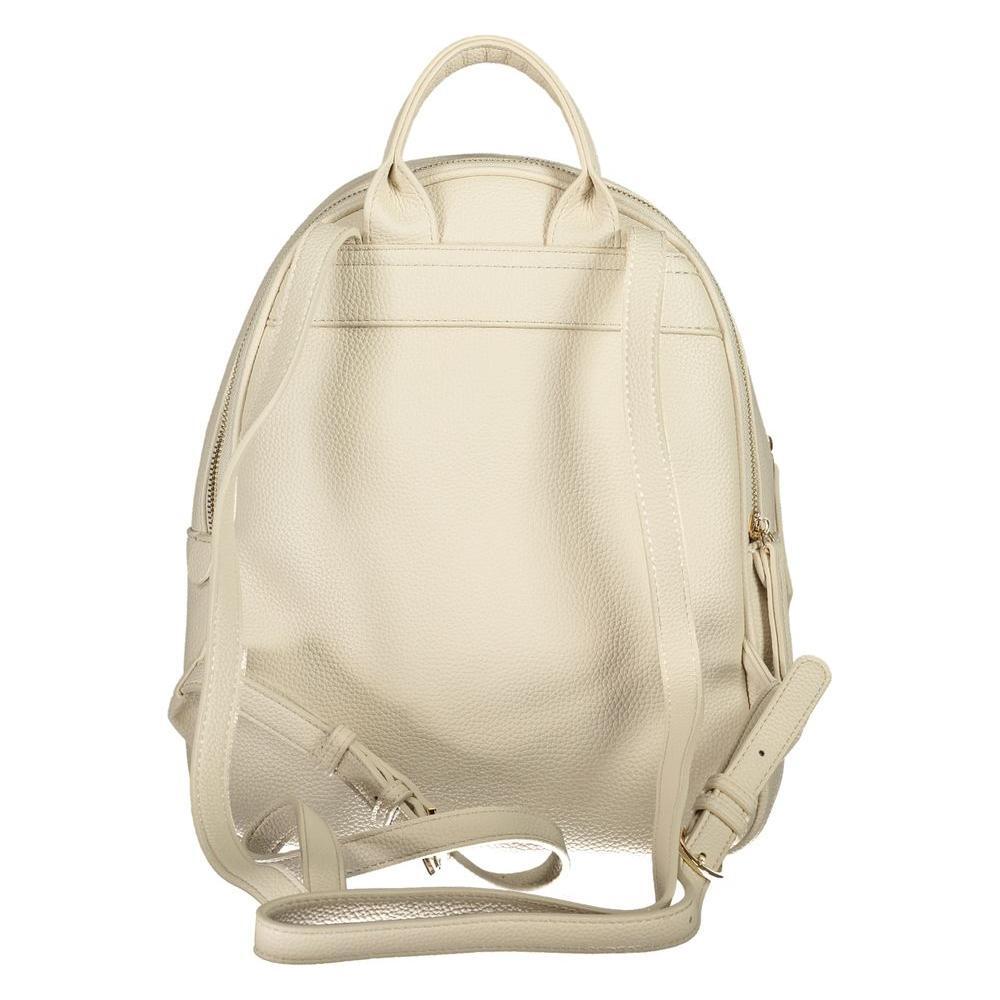 Front view with bag zipped and handles upright.