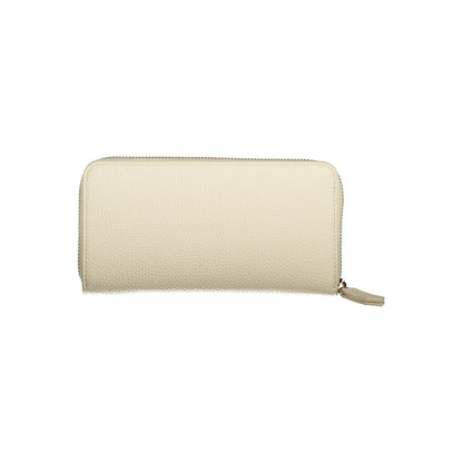 Mario Valentino Beige Polyurethane Women Wallet