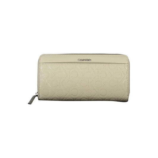Calvin Klein Beige Polyethylene Women Wallet CA-22429