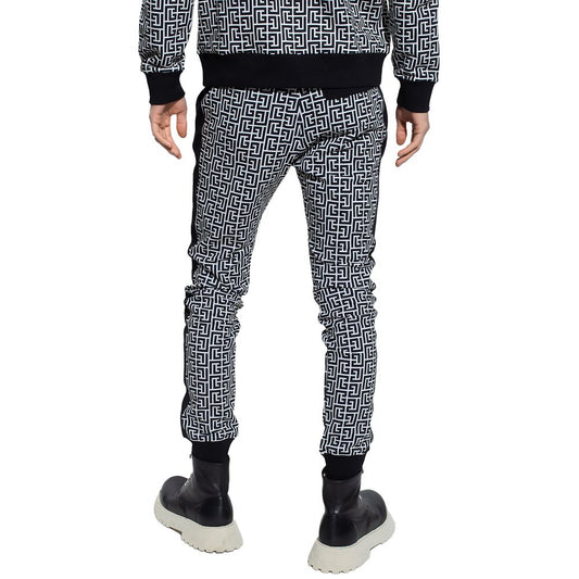 Balmain Black Cotton Jeans & Pant