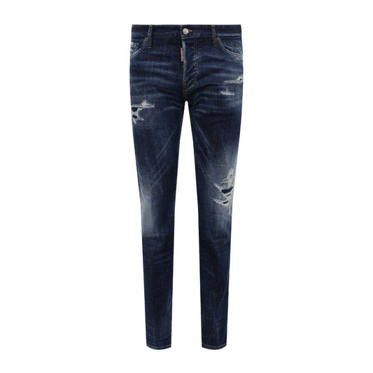 Dsquared² Blue Cotton Jeans & Pant DS-15496-IT44 | XS