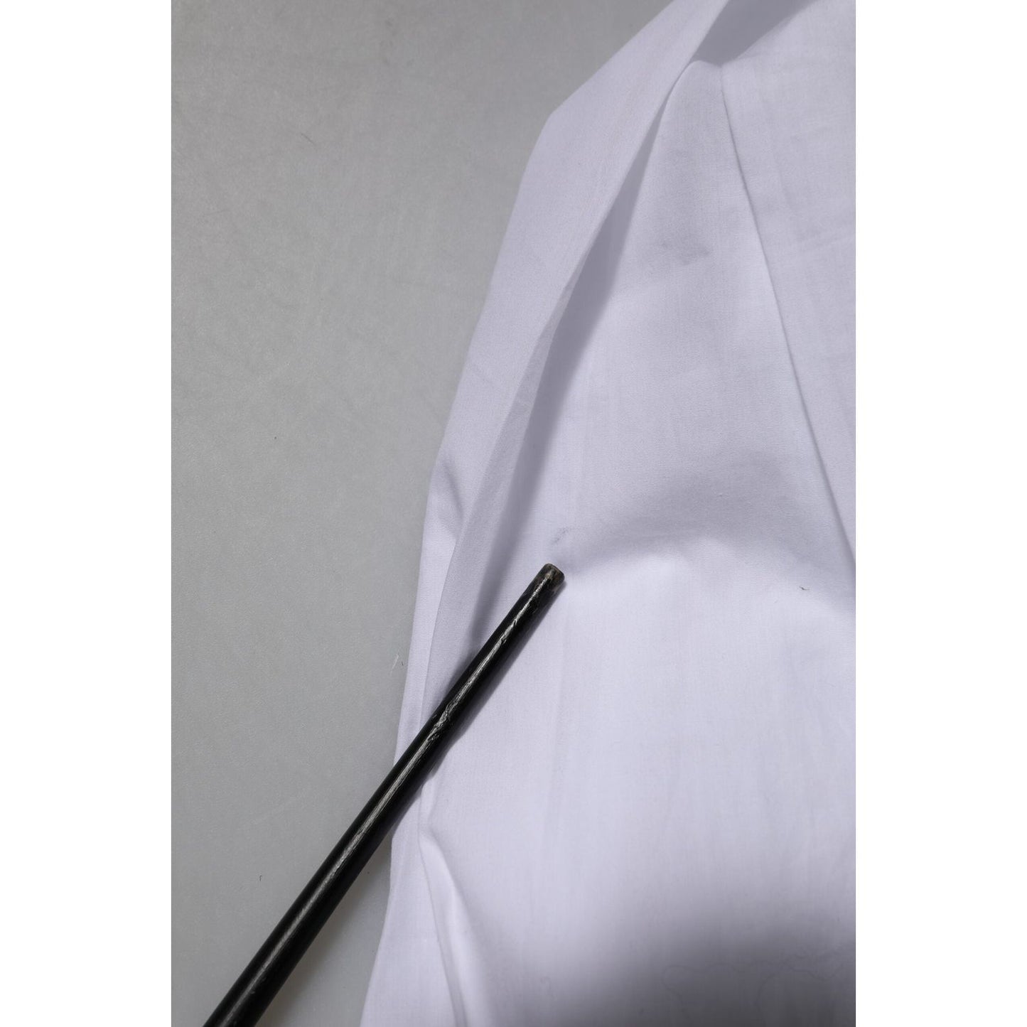 Dolce & Gabbana White Cotton GOLD Long Sleeves Formal Shirt TSH906855-41