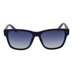Fila Blue Men Sunglass with blue polarized gradient lenses, full-rim plastic frame, square style, 100% UVA & UVB protection.