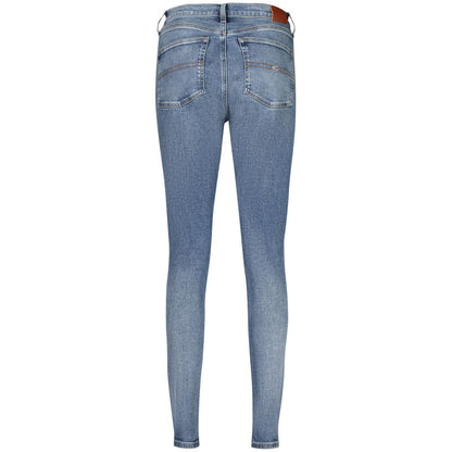 Tommy Hilfiger Blue Cotton Women's Skinny Jean