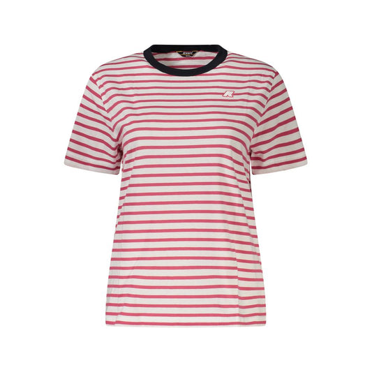 K-WAY Pink Cotton T-Shirt