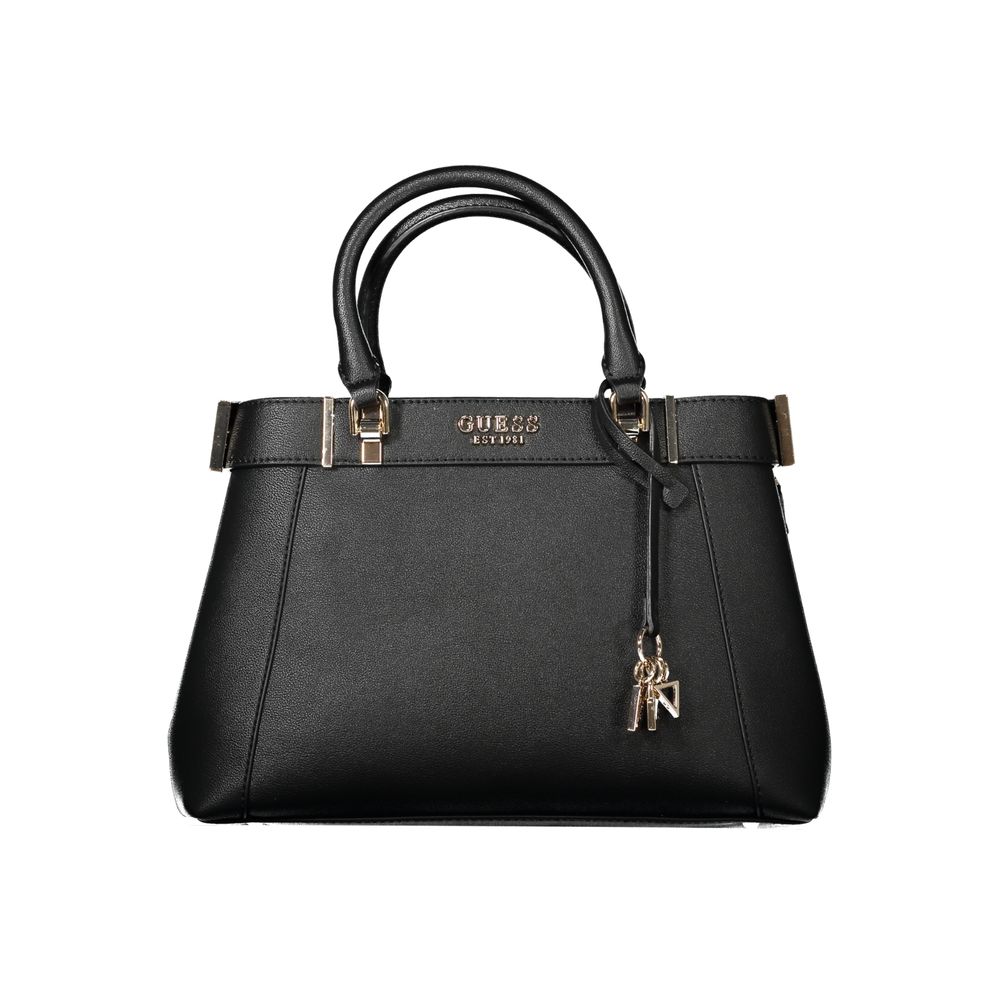 Front view with bag zipped and handles upright.