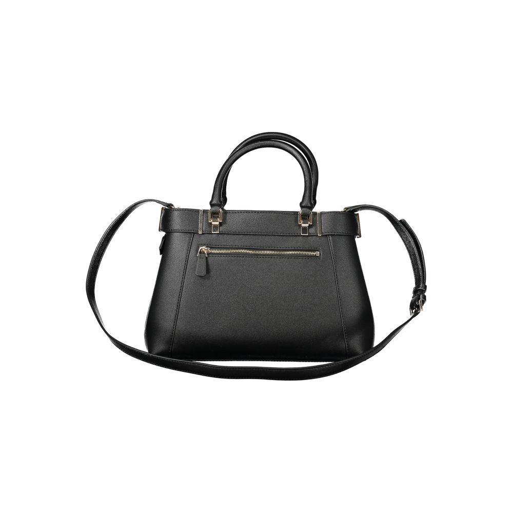 Front view with bag zipped and handles upright.