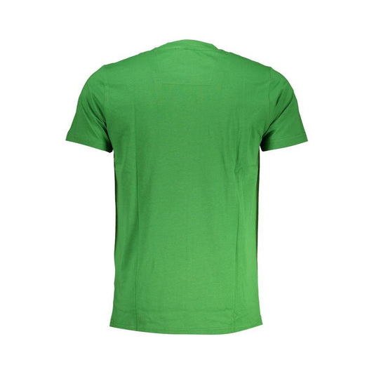 Cavalli Class Green Cotton T-Shirt CA-28593-M