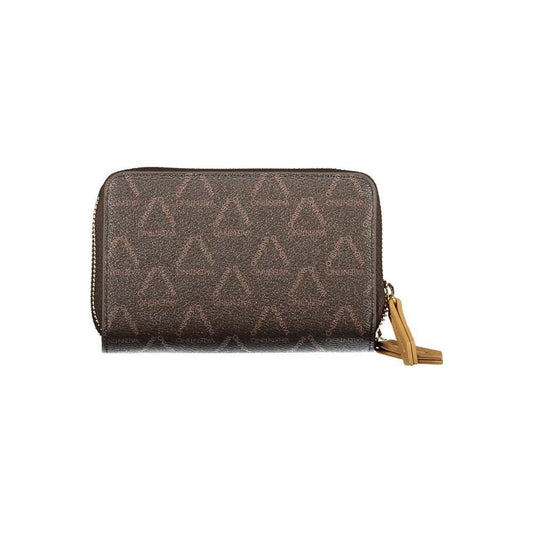 Mario Valentino Brown Polyethylene Women Wallet VA-38276