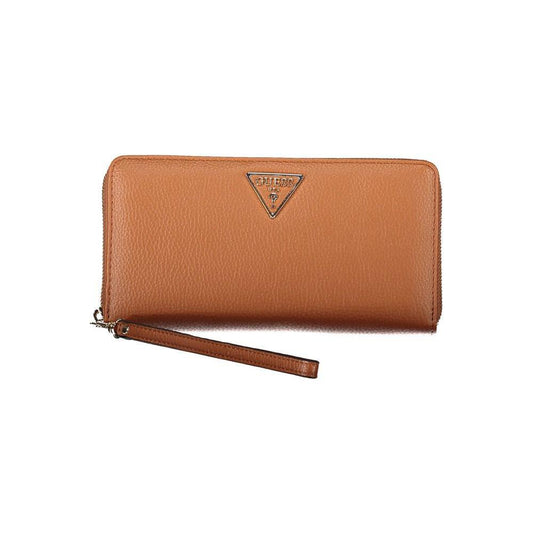 Guess Jeans Brown Polyethylene Women Wallet GU-20104