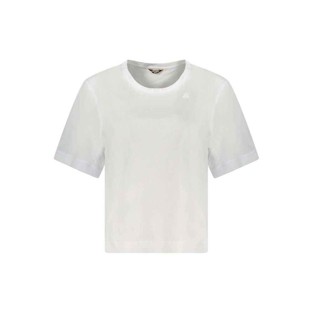 K-WAY White Cotton Women T-Shirt