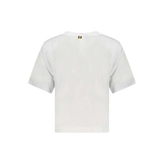 K-WAY White Cotton Women T-Shirt