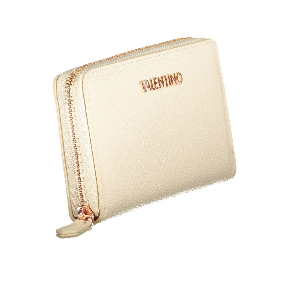Mario Valentino Beige Polyurethane Women Wallet