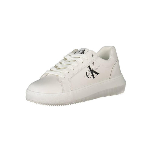 Calvin Klein White Polyester Women Sneaker CA-37936-EU36/US6