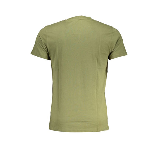 Cavalli Class Green Cotton T-Shirt CA-28480-M
